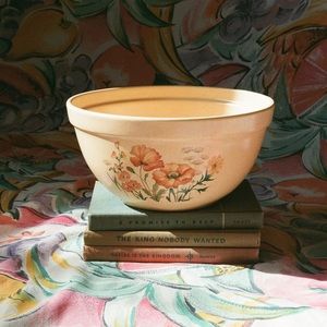 Vintage floral mixing bowl